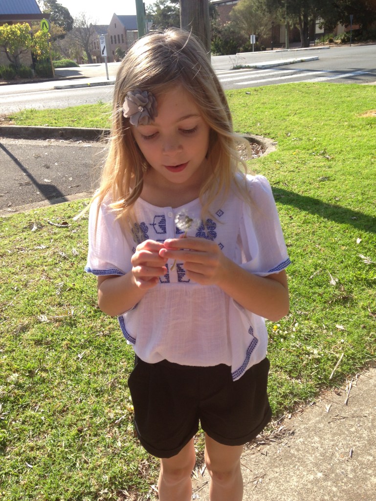 She makes a wish for mummy to not be in pain.