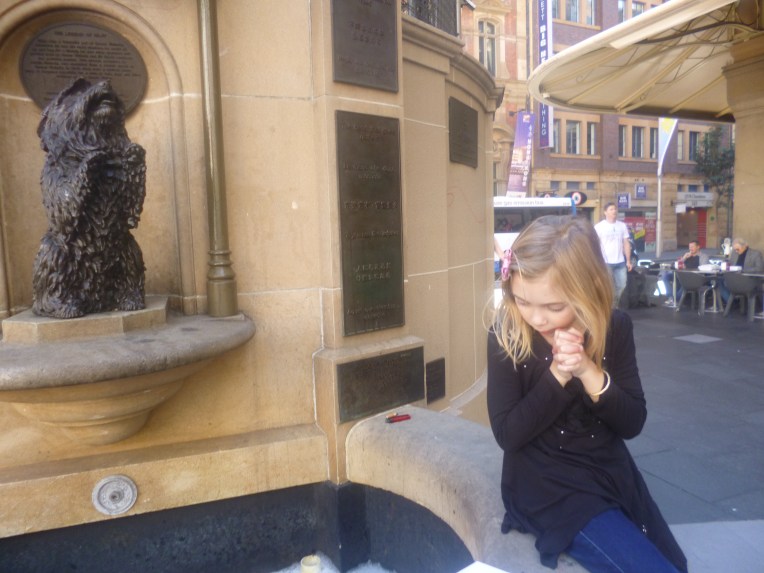 Always for mummy's back.